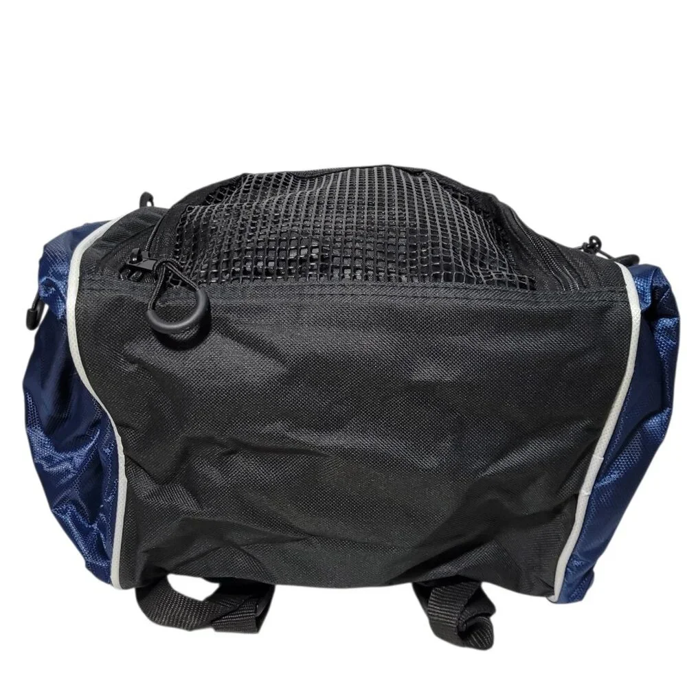 VIZARI Youth Solano Soccer Sport Backpack Equipment Bag‎ Blue Black Pockets NEW